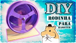 DIY Como fazer uma rodinha para hamster [upl. by Anyd]