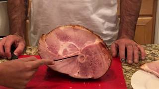 How To Cut A Spiral Sliced Ham [upl. by Einaled]