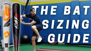 The BAT SIZING GUIDE For Youth Baseball Players  How To Choose The Right Bat [upl. by Aneehsat]