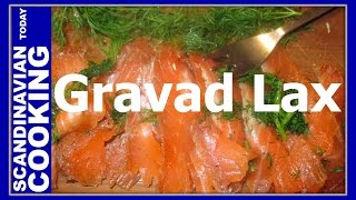 Gravad Laks  Gravad Lax  A delicious Nordic Dillcured Salmon Dish Recipe [upl. by Eserehs]