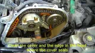 VW 25 L engine removing timing cover [upl. by Rabma807]