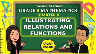 ILLUSTRATING RELATIONS AND FUNCTIONS  GRADE 8 MATHEMATICS Q2 [upl. by Muhcon270]