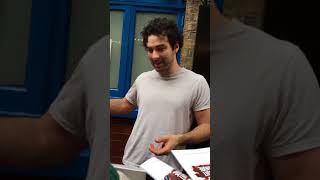 Aidan Turner  TLOI Stage Door [upl. by Ainigriv]