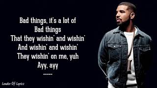 Drake  GODS PLAN Lyrics Drake [upl. by Yracaz]