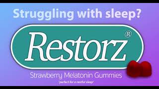 Restorz® Strawberry Melatonin Gummies [upl. by Eetnom]