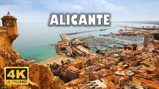 Alicante Spain 🇪🇸  4K Drone Footage [upl. by Eeruhs]