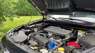 2020 Subaru Outback Oil Change [upl. by Vernen]