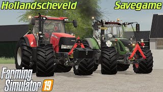 Savegame Hollandscheveld 🚜💨  FS19 [upl. by Ssenav]