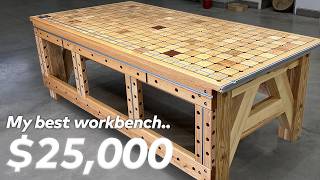 I BUILT MEGA WORKBENCH Multifunctional [upl. by Galvin]