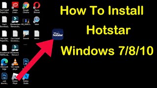 How To Download And Install Disnep  Hotstar App Windows 7810  PCLaptop [upl. by Enerahs]