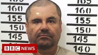 El Chapo Rare prison video emerges  BBC News [upl. by Young]