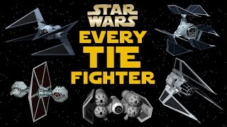 All TIE Fighter Types and Variants in Star Wars Legends [upl. by Bobette379]