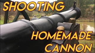 Homemade Cannon Shooting [upl. by Harris498]