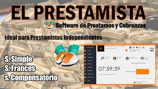 EL PRESTAMISTA  Software de Prestamos y Cobranzas [upl. by Yelsgnik]