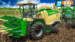 LS22 Start der MAISERNTE  XXL Farm 77  FARMING SIMULATOR 22 [upl. by Attikin]