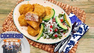 Receta Croquetas de atún  Cocineros Mexicanos [upl. by Enihpets]