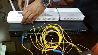 GPONEPON FTTH Introduction Pakistan UrduHindi [upl. by Wilkens678]