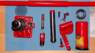 Disassembling of a Hydraulic Jack How to [upl. by Garrick]