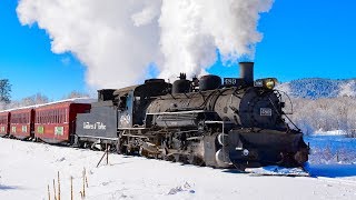 Winter STEAM TRAIN Cumbres amp Toltec Scenic [upl. by Yelsha]