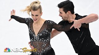 Hubbell and Donohue in second after strong rhythm dance at Worlds  NBC Sports [upl. by Mendel24]