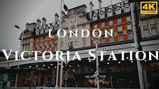 London Victoria Station Walk Through England 4K [upl. by Happ]