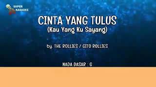 CINTA YANG TULUS Karaoke [upl. by Annairoc]