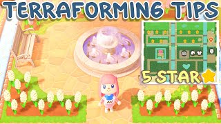 TERRAFORMING GUIDE Get a 5 Star Island Animal Crossing New Horizons [upl. by Lemkul]