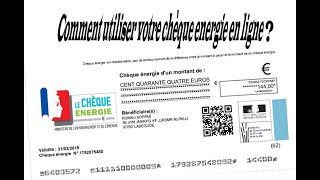 Comment utiliser votre chèque énergie en ligne [upl. by Dituri814]