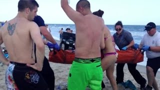 A 16yearold boy survives vicious shark attack in North Carolina [upl. by Nnawtna]