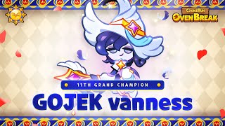 Crowberry Season Grand Champions League Winner  GOJEK vanness [upl. by Anaugal]