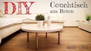 Einen Couchtisch selber machen  Betonmöbel  concrete table  DIY [upl. by Marsland]