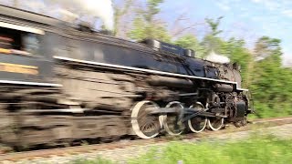 NKP 765 going FAST at 70mph [upl. by Ahsem787]