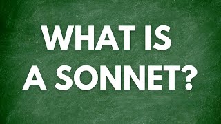 What is a sonnet [upl. by Torrell]