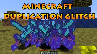 Minecraft DUPLICATION GLITCH 18  188 DUPLICATE ANY ITEM SinglePlayer [upl. by Eselrahc]