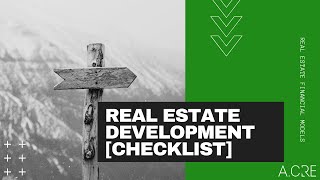 Real Estate Development Due Diligence Checklist Tool in Excel [upl. by Gustav]