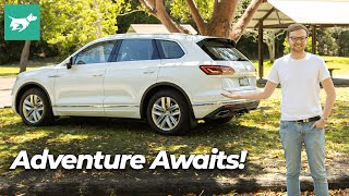 Volkswagen Touareg V6 TDI Adventure 2021 review  Chasing Cars [upl. by Sobmalarah]