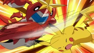 Pikachu Fight With Crawdaunt Pokemon [upl. by Rabkin]