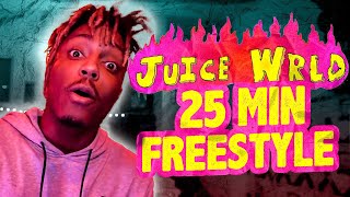 Juice WRLD 25 minute freestyle [upl. by Frentz]