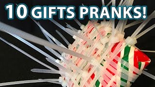 TOP 10 HolidayChristmas Gift PRANK Ideas [upl. by Rosalinda]