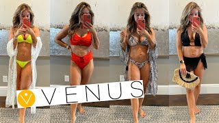 VENUS SUMMER TRY ON HAUL  SWIMSUITS amp DRESSES [upl. by Sicard]