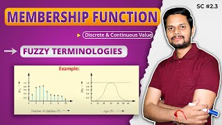 23  Membership function with discrete and continuous value  Fuzzy Terminologies Support Core [upl. by Fasta]