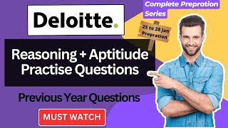 Deloitte Previous Year Asked Questions  Reasoning  Aptitude Practice for Deloitte NLA [upl. by Ierna]