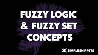 Fuzzy Logic Tutorials  Introduction to Fuzzy Logic Fuzzy Sets amp Fuzzy Set Operations [upl. by Lewison819]