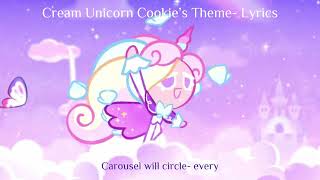 Cream Unicorn Cookie’s Trial Theme Lyrics [upl. by Rob490]