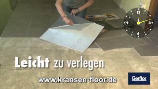 Gerflor CARACTERE selbstklebende mineralische Verbundfliesen  kransenfloorde [upl. by Skiba]