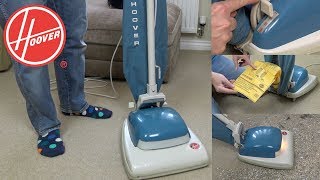 Vintage Hoover Senior 6525C Upright Vacuum Cleaner Unboxing amp Demonstration [upl. by Avad802]