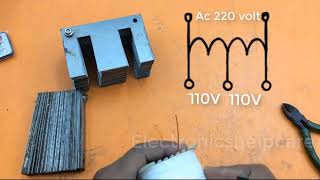 How to make 110 volt transformer [upl. by Nesral]