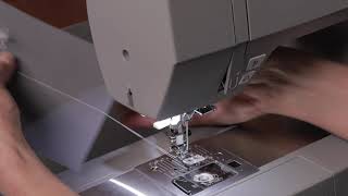 SINGER® HD6600C Series  Selecting a Stitch and Sewing [upl. by Annayi]