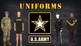 Uniforms in the US Army [upl. by Eelam]