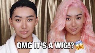 HOW TO PUT ON A WIG  For Beginners [upl. by Leimaj372]